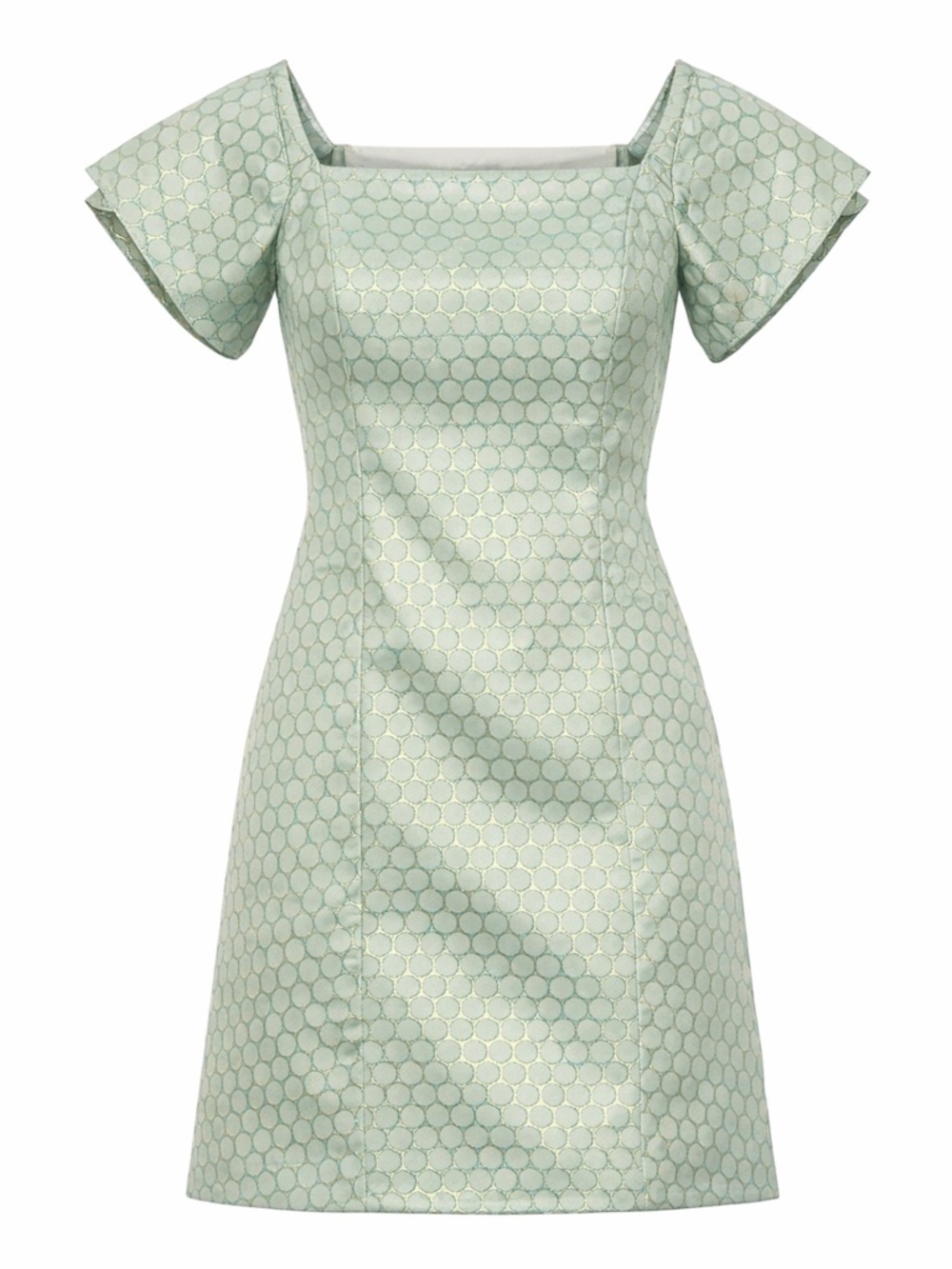 ✨ Laundry by Shelli Segal Metallic Polka Dot Shift Dress – Size 4 ✨
